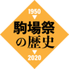 駒場祭の歴史ロゴ